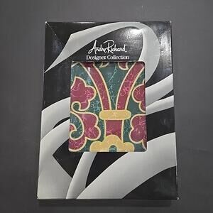 Andre Richard Fabric Shower Curtain Amalfi 72x70" Vintage Designer